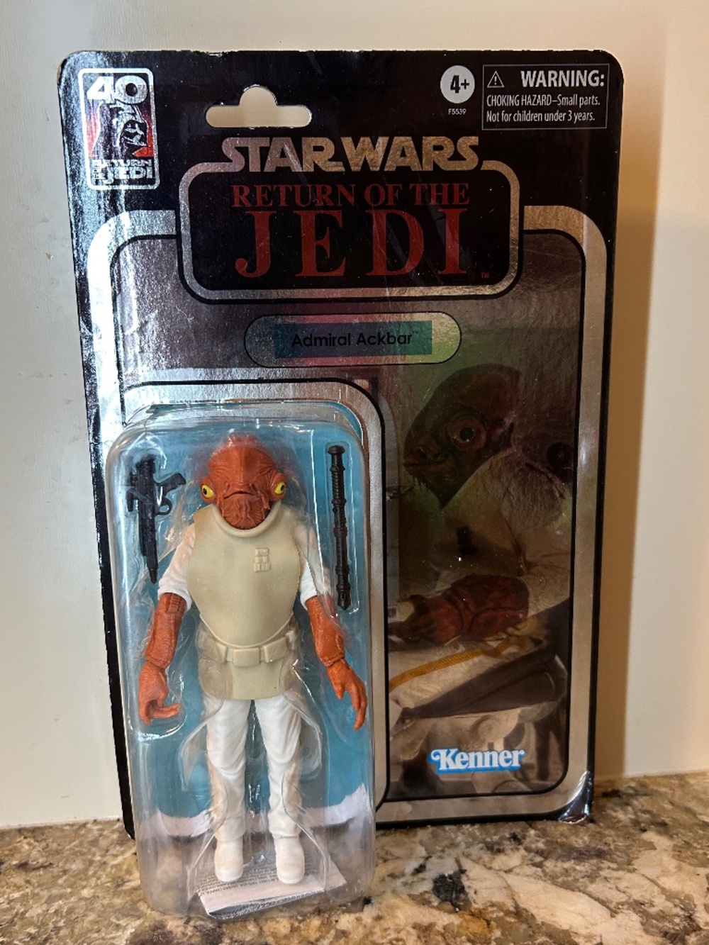 Star Wars The Black Series Admiral Ackbar, 40th Anniversary Return of The Jedi 6